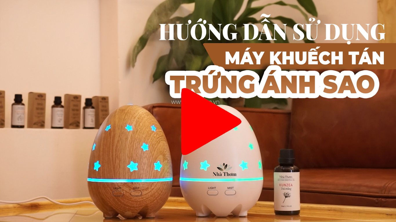 Hướng dẫn sử dụng máy khuếch tán trứng ánh sao